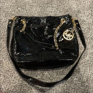 Michael Kors Shoulder Bag with Gold Hardware